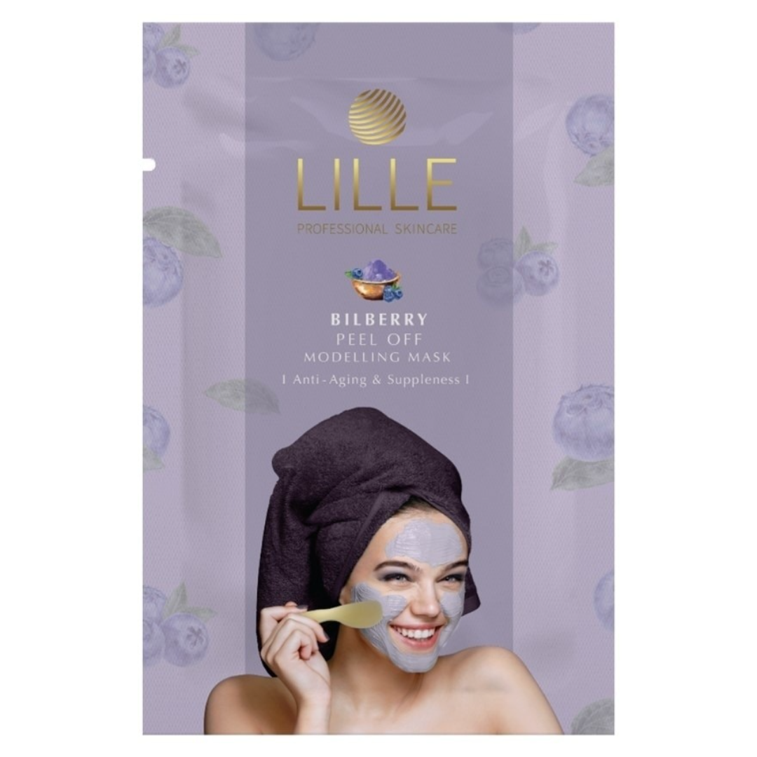 Bilberry peel-off mask for smooth and supple skin