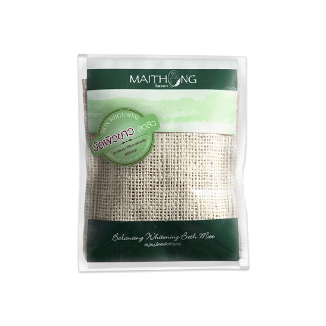 Maithong Herbal Whitening Scrub Soap Bath Mitt Awakening