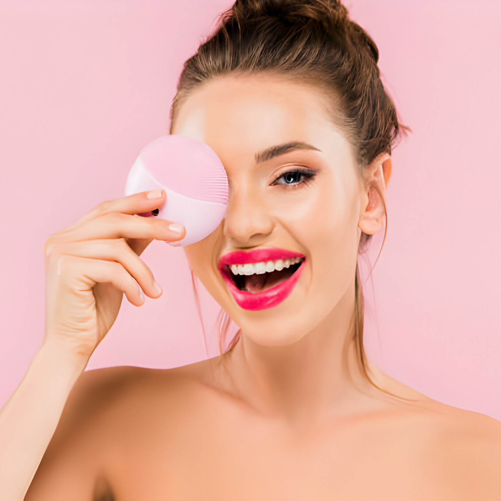 Makeup remover products used in a gentle skincare routine