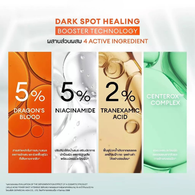 Faded dark spots appearance from Mille Serum