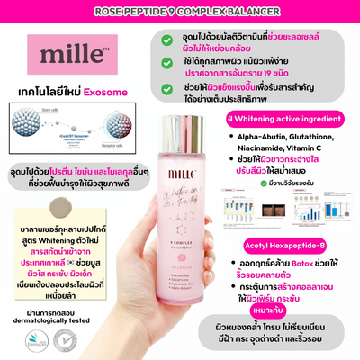 Rejuvenating Peptide Skincare Product by MILLE