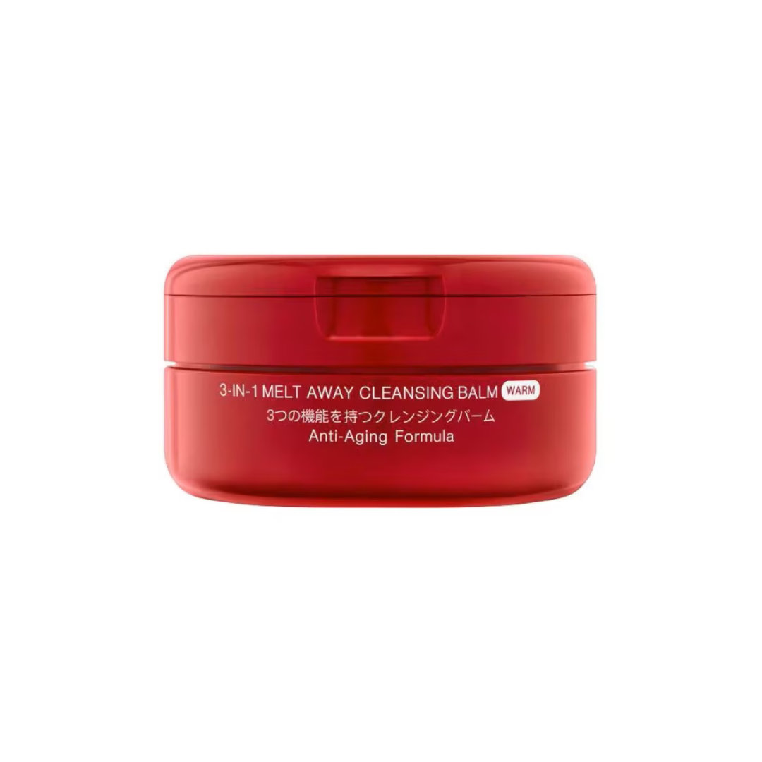 MizuMi 3-in-1 Melt Away Cleansing Balm Warm Red Jar