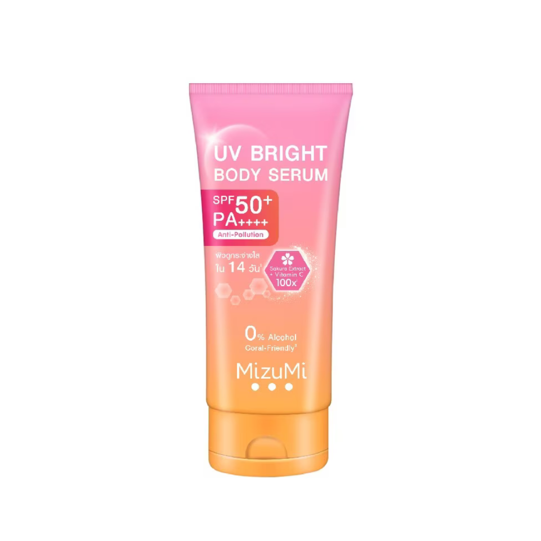 MizuMi UV Bright Body Serum SPF50+ PA++++ Pink Tube

