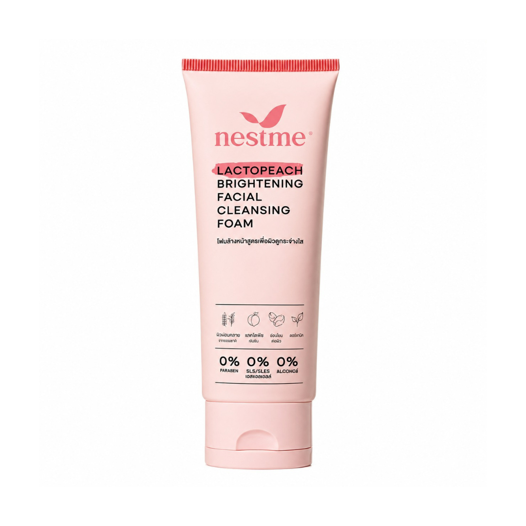 NESTME Lactopeach Brightening Foam 100g