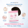 Exfoliating scrub with natural pearl extract