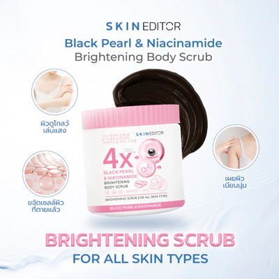 Exfoliating scrub with natural pearl extract