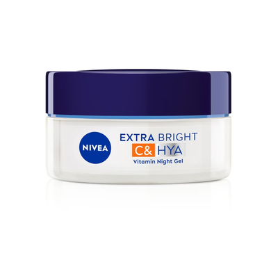 Nivea Extra Bright C & HYA Vitamin Night Gel 50ml jar