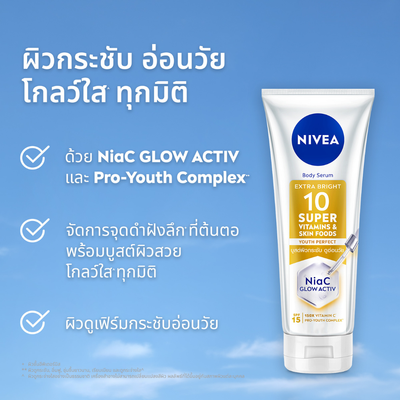 Applying NIVEA Pro-Youth Complex Serum