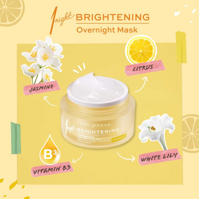 Overnight Brightening Mask in use