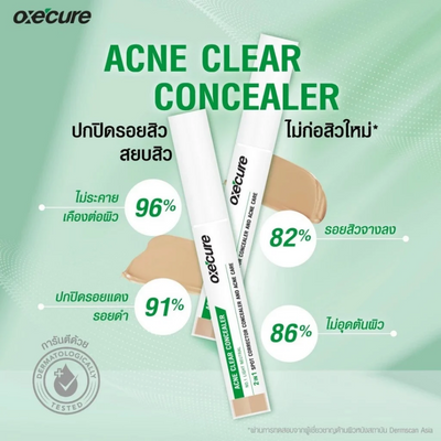 Oxe'cure Acne Clear Concealer Shade 01 Light Neutral