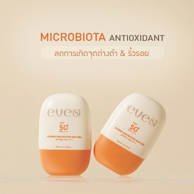 Broad-spectrum hybrid sun gel