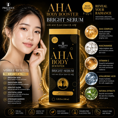 Precious Skin AHA Body Bright Serum bottle