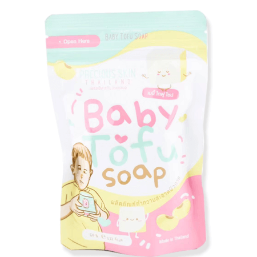 Precious Skin Baby Tofu Gentle Cleansing Soap (2 Soap Bars)