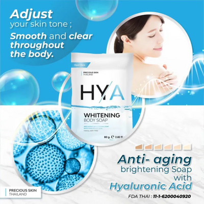 Precious Skin HYA Whitening Body Soap with Hyaluronic Acid