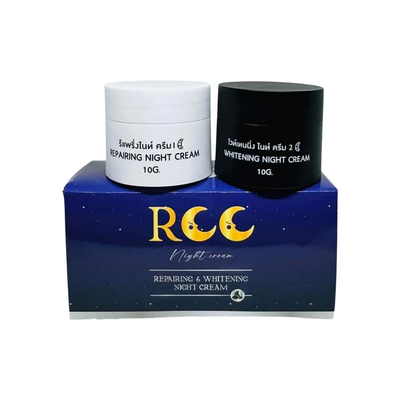 RCC night cream for achieving an even skin tone