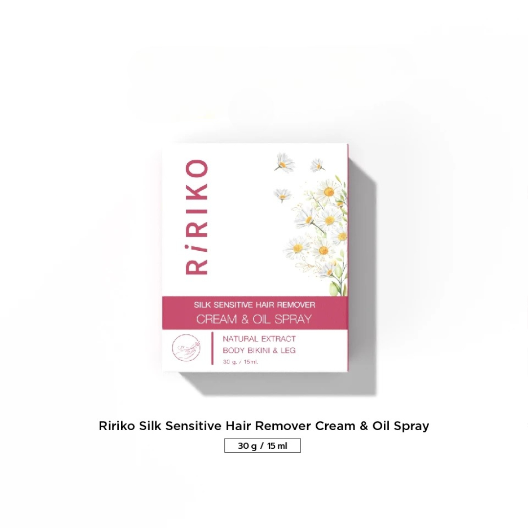 RIRIKO SILK SENSITIVE HAIR REMOVER CREAM & OIL SPRAY