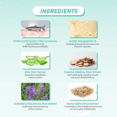 Ingredients for Baby Bright Reju Light Eye Roller Serum