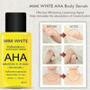 AHA serum providing deep hydration for dry skin