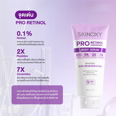 Applying Skinoxy Body Serum