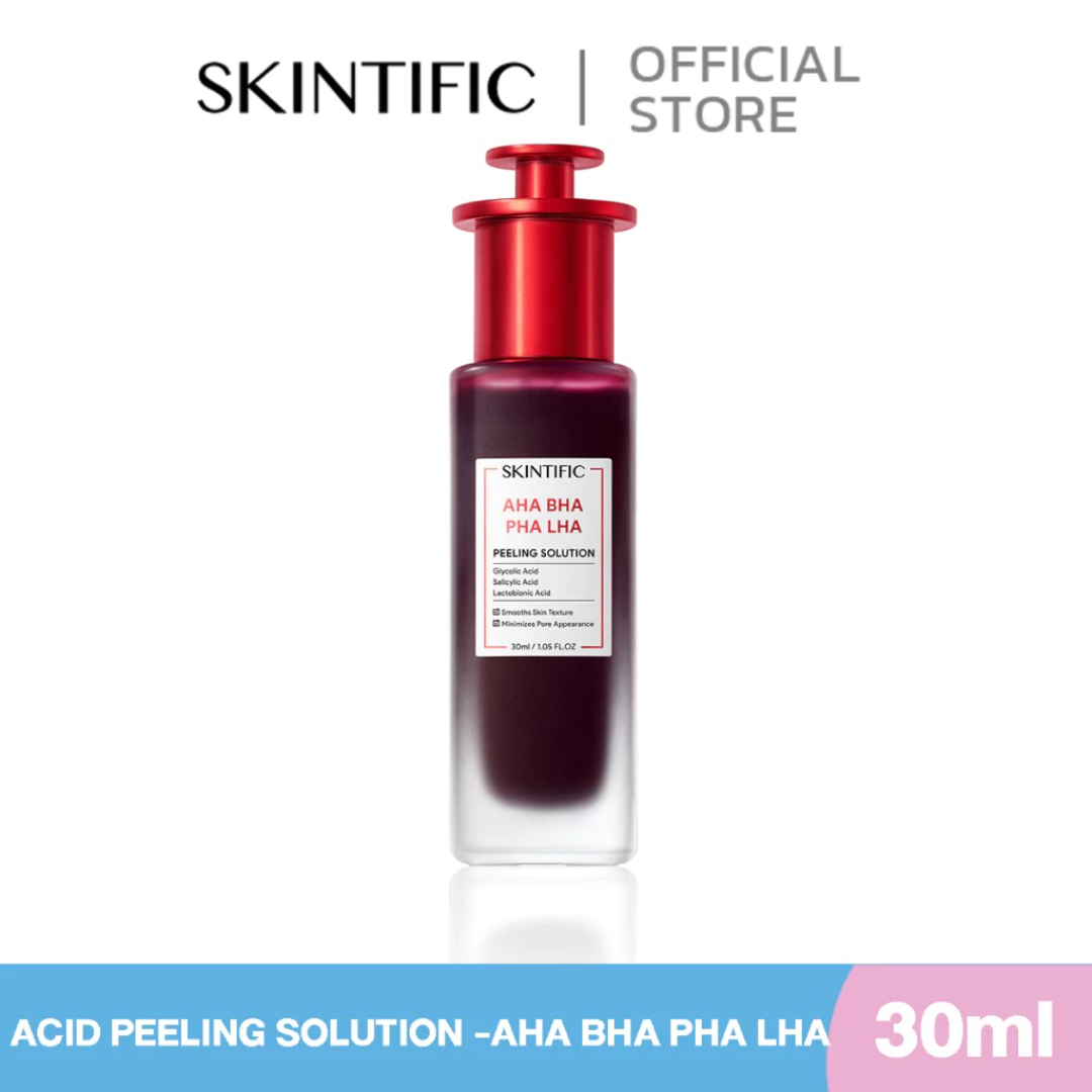 Mild peeling solution for acne-prone skin