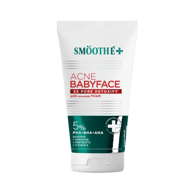 Smooth E Acne Babyface Detoxify Foam 80ml