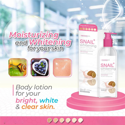 Snail Whitening Lotion Closeup
