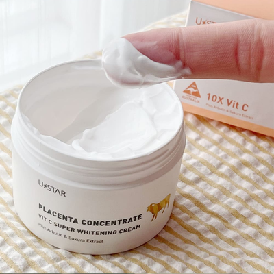 Ustar Placenta Vit C Cream Jar