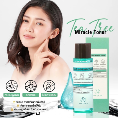 Vanekaa Tea Tree toner for pore refining