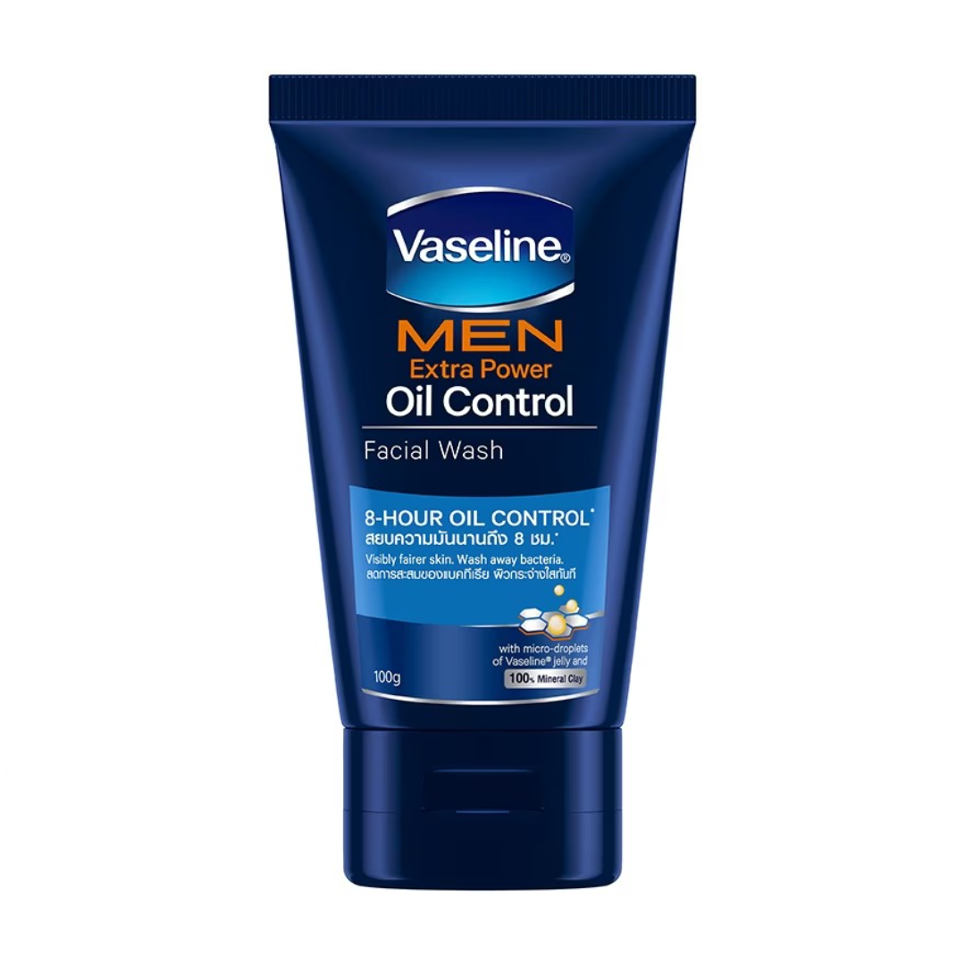 Vaseline face wash with mineral clay men