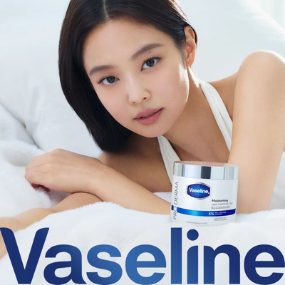 Vaseline Pro Derma snow-like cream texture that melts at skin temperature