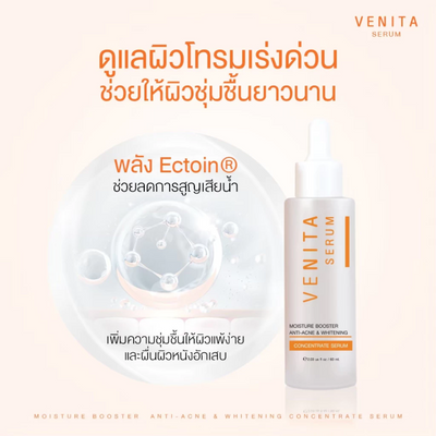 Venita 7-in-1 Serum with product packaging box