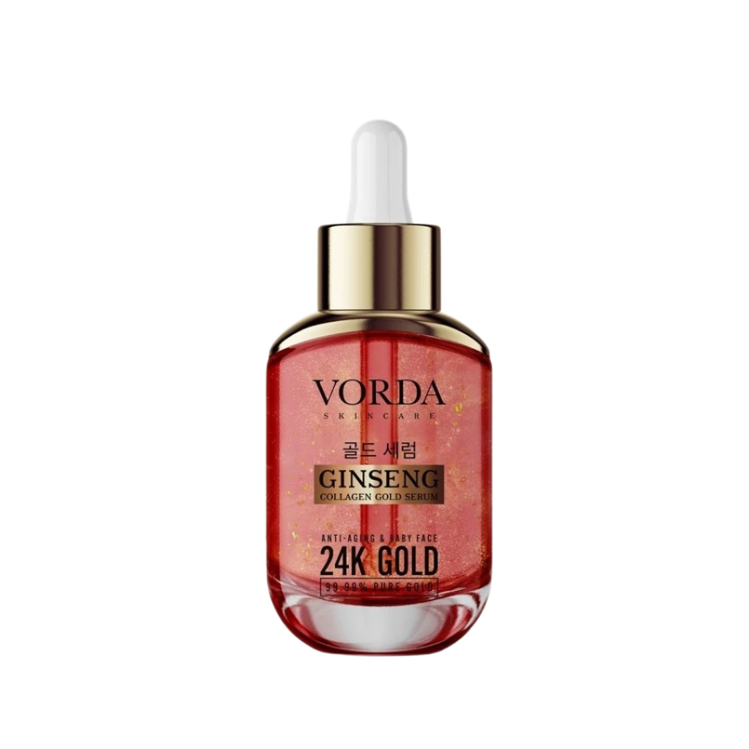 Vorda ginseng collagen gold serum for radiant skin